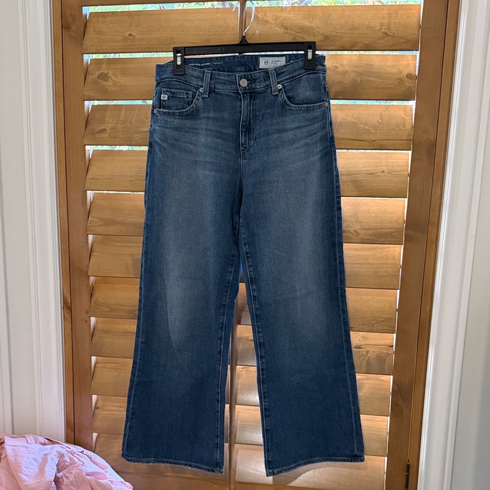 AG Adriano Goldschmied Dark Blue Flare Jeans